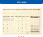 FIS 490x340mm Arabic-English 2026 Ivory Desk Refill - FSDKRAEIV26 - Al Masam Stationery LLC