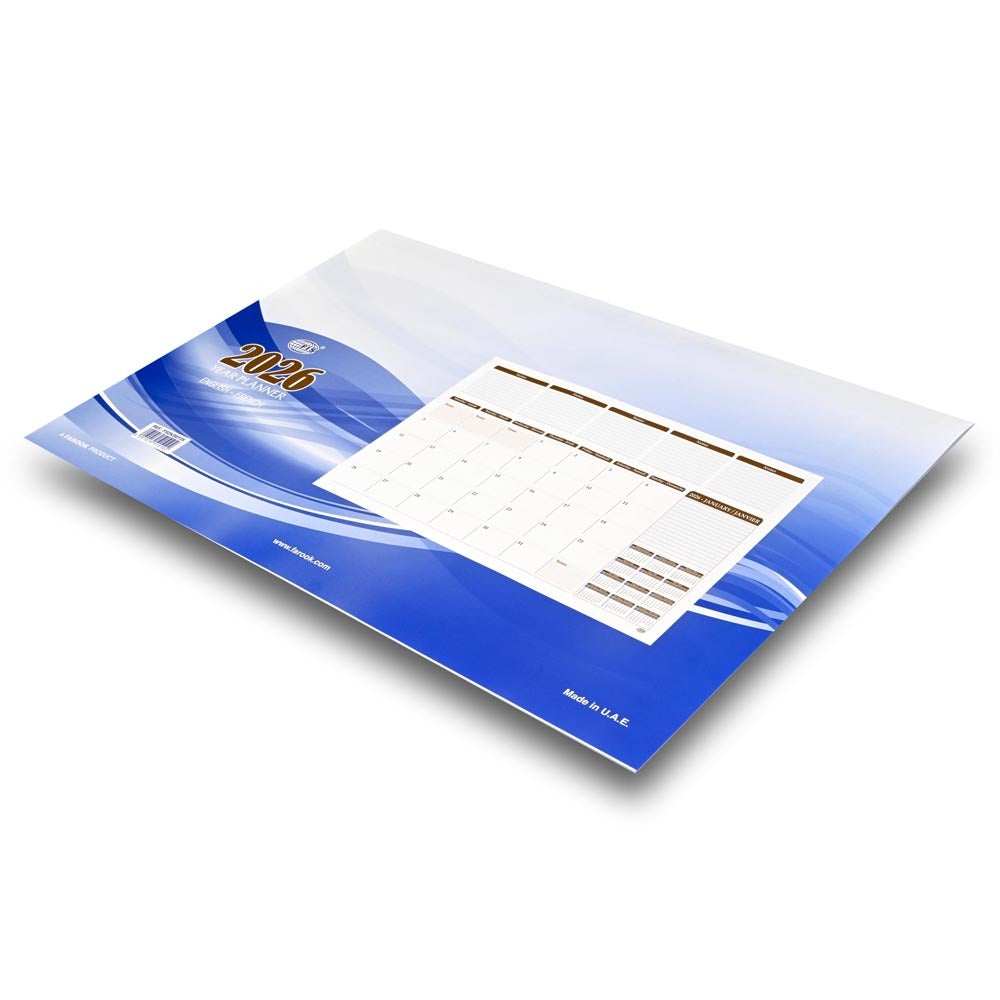 FIS 490x340mm English-French 2026 Desk Calendar Refill - FSDKREF26 Main image