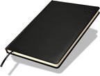 FIS Black A4 PU Daily 2026 Arabic-English Diary - FSDI45AE26BK