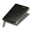 FIS Black A5 Golden Corner Hard Cover Vinyl 2026 Diary-FSDI92E26BK