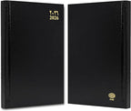 FIS Black A5 Hard Vinyl 2026 Diary - FSDI21AE26BK - Al Masam Stationery LLC