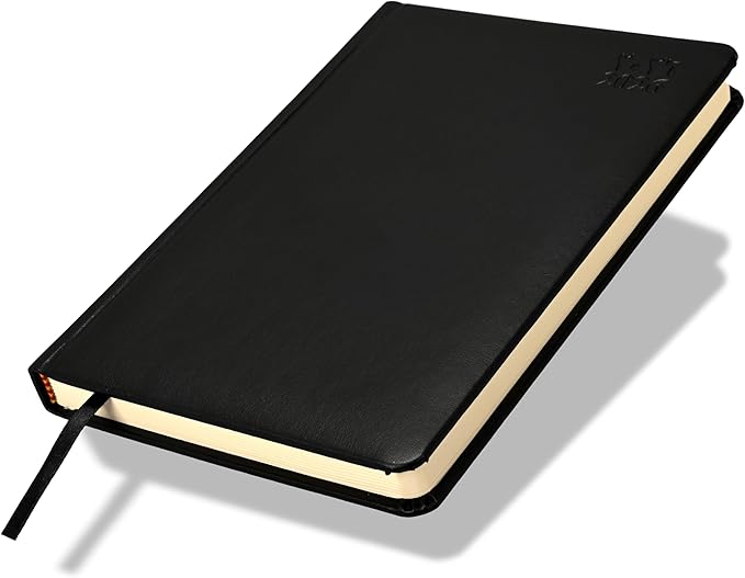 FIS Black A5 PU 2026 Daily Diary - FSDI19AE26BK Main image