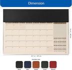 FIS Black PU Flap 490x340mm English-French 2026 Planner - FSDKPEF26BK - Al Masam Stationery LLC