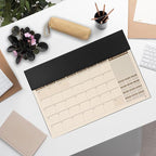 FIS Black PU Flap 490x340mm English-French 2026 Planner - FSDKPEF26BK - Al Masam Stationery LLC