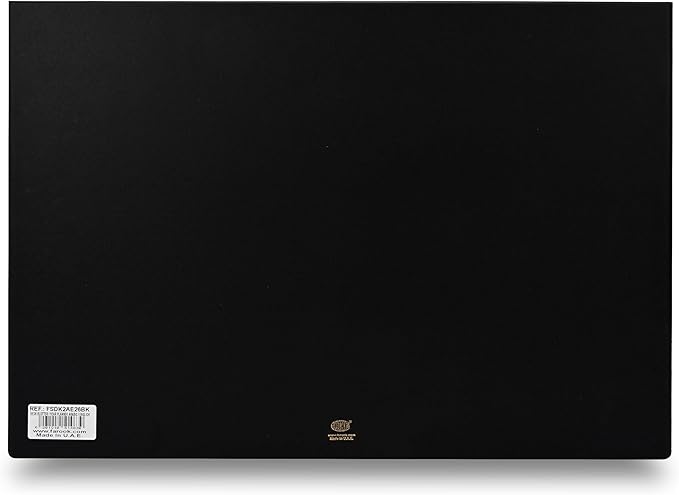 FIS Black PVC 490x340mm Arabic-English 2026 Desk Planner - FSDK2AE26BK - Al Masam Stationery LLC