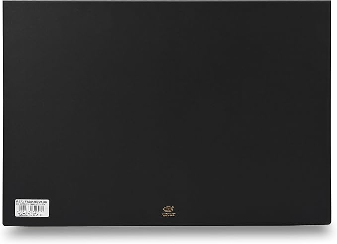 FIS Black PVC 490x340mm English-French 2026 Desk Planner - FSDK2EF26BK - Al Masam Stationery LLC