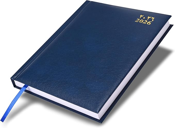 FIS Blue A5 Vinyl 2026 Daily Diary - FSDI18AE26BL Main image
