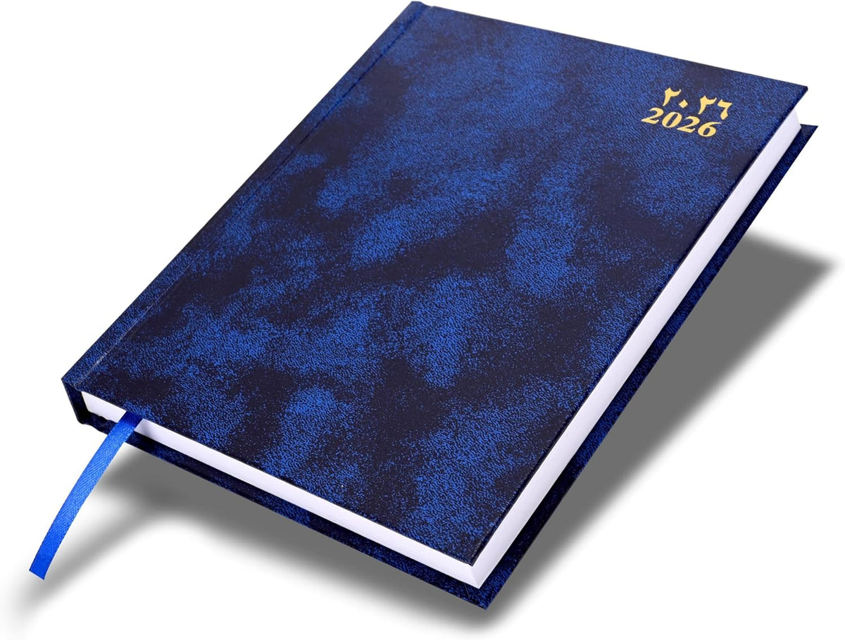 FIS Blue A5 Vinyl 2026 Sat-Sun AE Diary - FSDI90AE26BL Main image