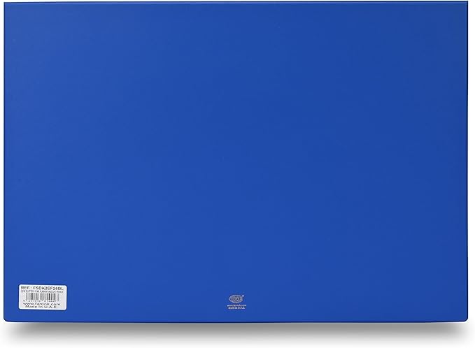 FIS Blue PVC 490x340mm English-French 2026 Desk Planner - FSDK2EF26BL - Al Masam Stationery LLC