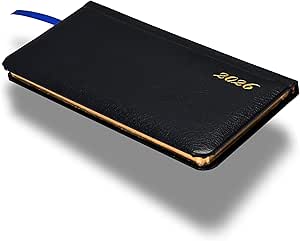 FIS Blue Slim Leather Gold 2026 Weekly Diary - FSDI52EGB26BL Main image