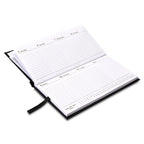 FIS Black Slim Vinyl 2026 Weekly Diary - FSDI51E26BK - Al Masam Stationery LLC