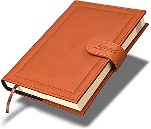 FIS Brown 170×240 PU Lock 2026 Daily Diary - FSDI61026EBR