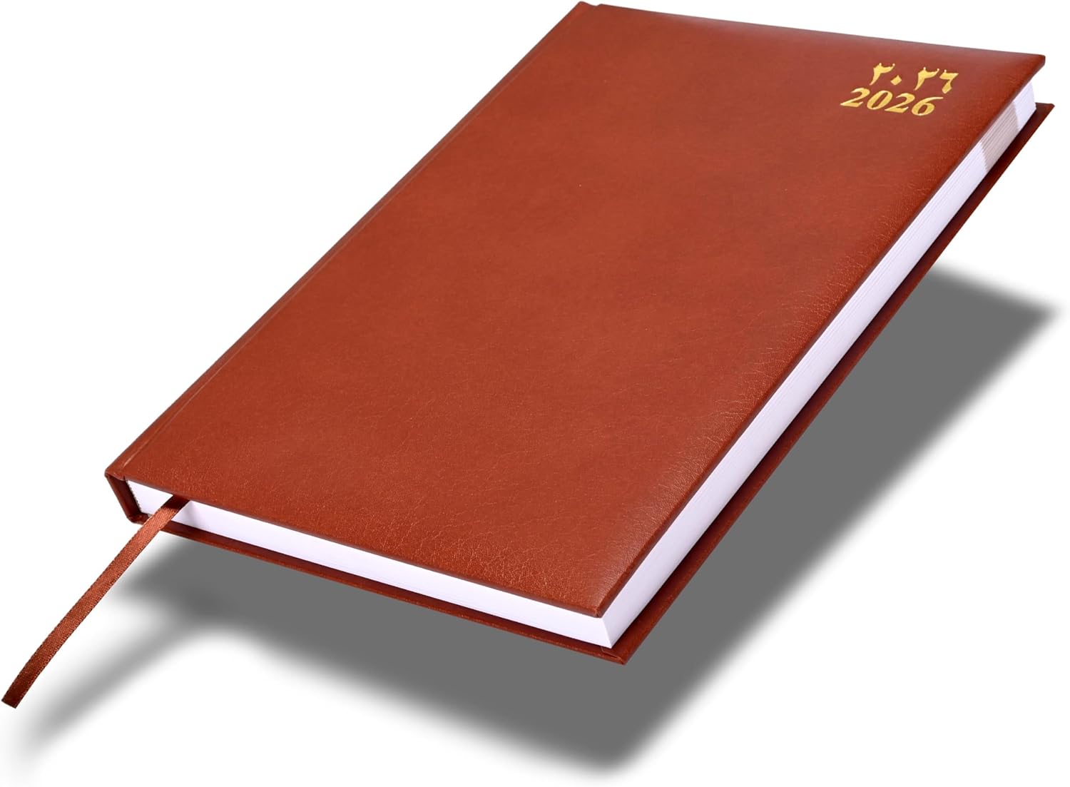 FIS Brown 170×240 Vinyl 2026 AE Daily Diary - FSDI75AEVN26BR Main image