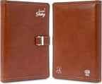FIS Brown A5 Leather Lock 2026 AE Diary - FSDI86AE26D03 - Al Masam Stationery LLC