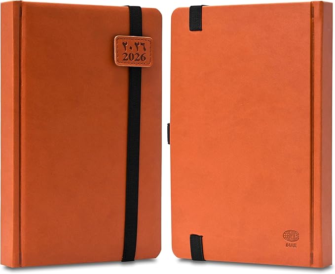 FIS Brown A5 PU Band 2026 AE Diary - FSDI84AE26BR Secondary image