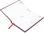 FIS Black A5 Vinyl 2026 Sat-Sun AE Diary - FSDI90AE26BK - Al Masam Stationery LLC