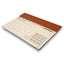 FIS Brown PU Flap 490x340mm Arabic-English 2026 Desk Planner - FSDKPAE26BR