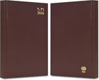 FIS Chocolate 170×240 Hard Cover 2026 AE Diary - FSDI75AEV26CH - Al Masam Stationery LLC