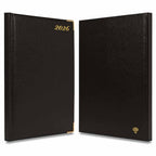 FIS Chocolate A4 Golden Corner Hard Cover Vinyl 2026 Diary-FSDI42E26CH - Al Masam Stationery LLC