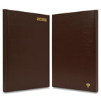 FIS Chocolate A4 Hard Cover Vinyl 2026 Daily Diary-FSDI41E26CH - Al Masam Stationery LLC