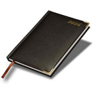 FIS Chocolate A5 Golden Corner Hard Cover Vinyl 2026 Diary-FSDI92E26CH
