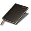 FIS Chocolate A5 Golden Corner Hard Cover Vinyl 2026 Diary-FSDI92E26CH