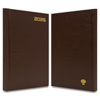 FIS Chocolate A5 Hard Cover Vinyl 2026 Diary-FSDI21E26CH - Al Masam Stationery LLC