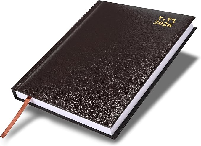 FIS Chocolate A5 Vinyl 2026 Daily Diary - FSDI18AE26CH