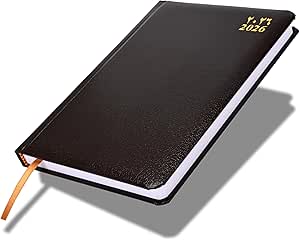 FIS Chocolate A5 Vinyl 2026 Daily Diary - FSDI23AE26CH Main image