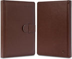 FIS Dark Brown 170×240 PU Strap 2026 Daily Diary - FSDI75E26DBR - Al Masam Stationery LLC