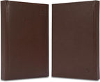 FIS Dark Brown A5 Gold-Edge PU 2026 Daily Diary - FSDI20AEG26DBR - Al Masam Stationery LLC