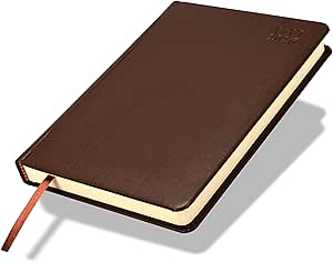 FIS Dark Brown A5 PU 2026 Daily Diary - FSDI19AE26DBR Main image