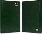 FIS Green 170×240 Hard Cover 2026 AE Diary - FSDI75AEV26GR - Al Masam Stationery LLC