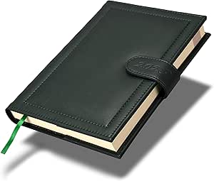 FIS Green 170×240 PU Lock 2026 Daily Diary - FSDI61026EGR