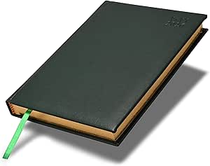 FIS Green A5 Gold-Edge PU 2026 Daily Diary - FSDI20AEG26GR Main image