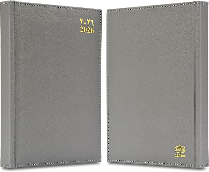 FIS Green A5 Gold-Edge PU 2026 Diary - FSDI26AEG26GR Main image