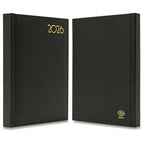 FIS Green A5 Golden PU Gilded Edge 2026 Diary-FSDI26EG26GR - Al Masam Stationery LLC