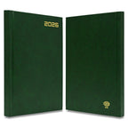 FIS Green A5 Hard Cover Vinyl 2026 Diary-FSDI21E26GR - Al Masam Stationery LLC