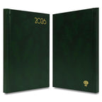 FIS Green A5 Hard Cover Vinyl 2026 Weekly Diary-FSDI90E26GR - Al Masam Stationery LLC