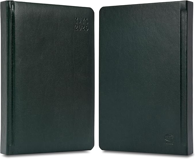 FIS Green A5 PU Gold-Edge 2026 Daily Diary - FSDI19AEG26GR Secondary image