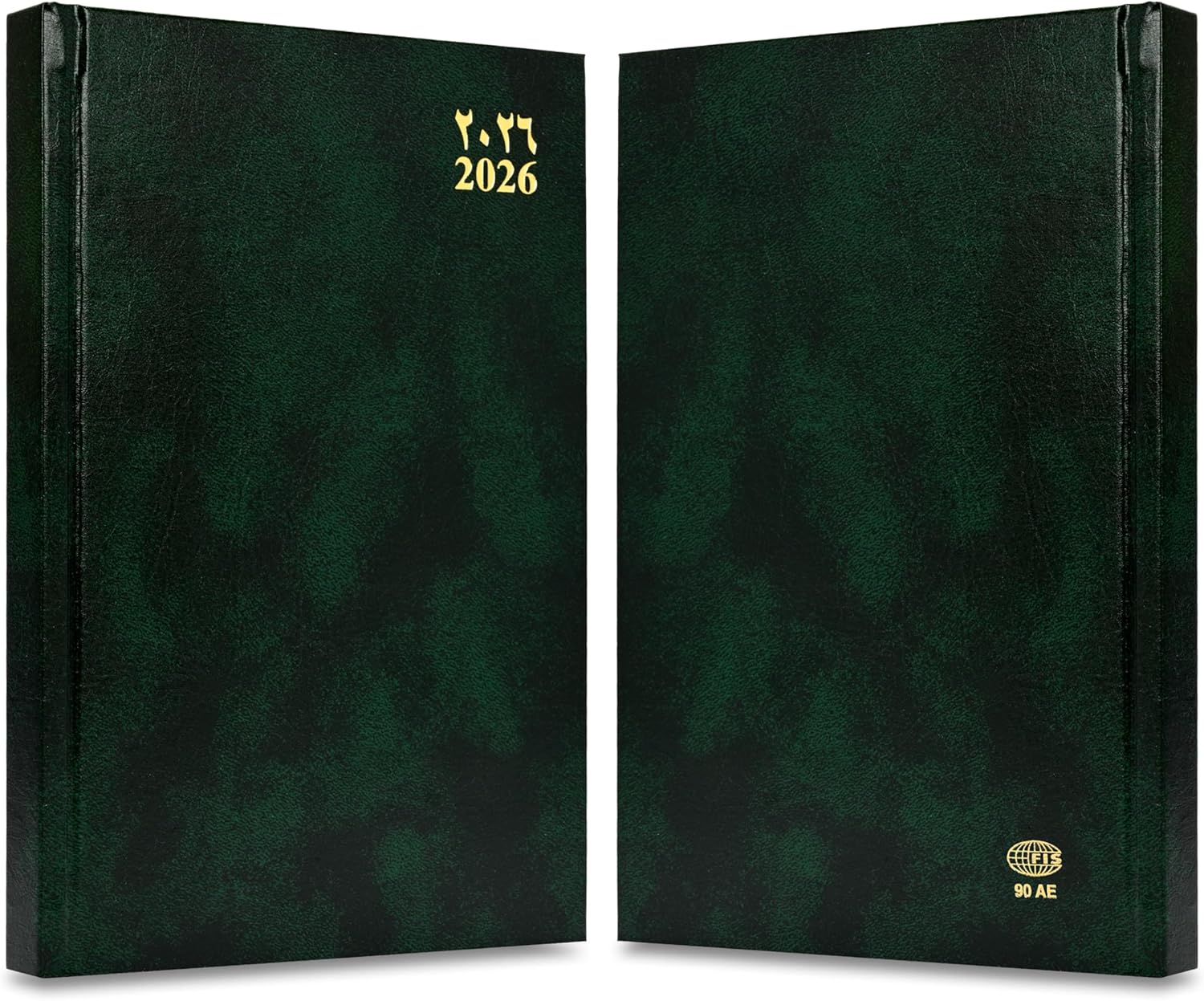 FIS Green A5 Vinyl 2026 Sat-Sun AE Diary - FSDI90AE26GR Secondary image