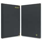 FIS Grey A4 Golden Corner Hard Cover Vinyl 2026 Diary-FSDI42E26GY - Al Masam Stationery LLC