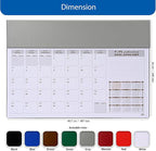 FIS Grey PVC 490x340mm Arabic-English 2026 Desk Planner - FSDK2AE26GY - Al Masam Stationery LLC