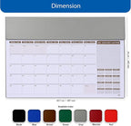 FIS Grey PVC 490x340mm English-French 2026 Desk Planner - FSDK2EF26GY - Al Masam Stationery LLC