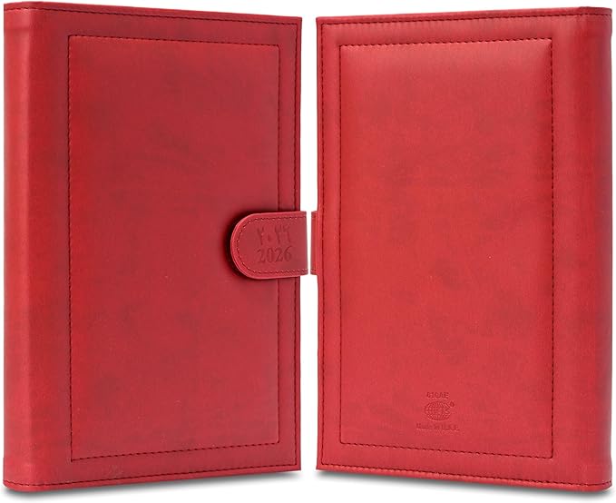 FIS Maroon 170×240 PU Lock 2026 AE Diary - FSDI61026AEMR Secondary image