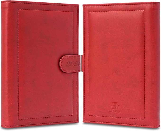 FIS Maroon 170×240 PU Lock 2026 Daily Diary - FSDI61026EMR Secondary image