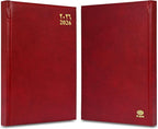 FIS Maroon 170×240 Vinyl 2026 AE Daily Diary - FSDI75AEVN26MR - Al Masam Stationery LLC