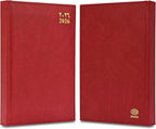 FIS Maroon A5 Gold-Edge PU 2026 Diary - FSDI26AEG26MR - Al Masam Stationery LLC