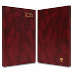 FIS Maroon A5 Hard Cover Vinyl 2026 Weekly Diary-FSDI90E26MR - Al Masam Stationery LLC