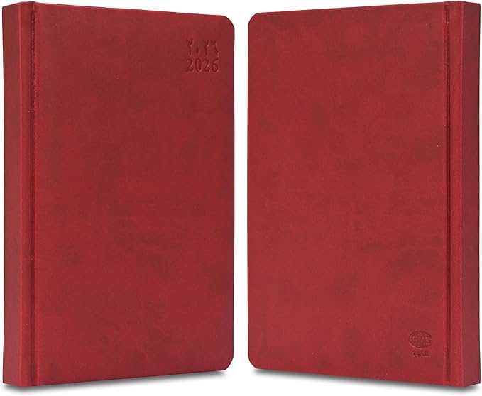 FIS Maroon A5 PU 2026 Daily Diary - FSDI19AE26MR Secondary image